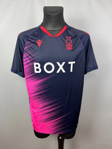 NOTTINGHAM FOREST 2020 2021 AWAY SHIRT FOOTBALL SOCCER MACRON MENS SIZE XL/XXL Cover