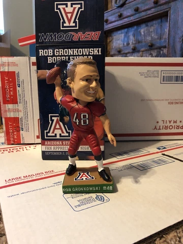 Rob Gronkowski Bobblehead University of Arizona Wildcats Brand New in Box - Rare Cover
