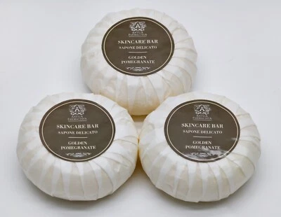 3 x Jabón en barra para el cuidado de la piel ANTICA FARMACISTA - granada dorada 50 g (total 150 g) Foto 1 de 2