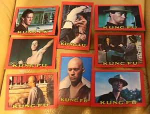 KUNG FU TV SERIES 1974 A&BC BIG COLLECTION ORIGINAL TRADING CARDS - Picture 1 of 4