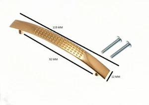 Küchenschrank Türgriff Grübchen D Griff Eb Messing Überzogen 96mm Packung 2 - Picture 1 of 1