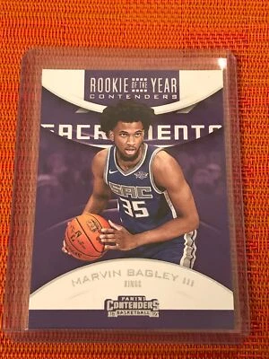 2018-19 Panini Contenders Rookie of the Year Contenders #12 Marvin Bagley III - Image 1 of 2