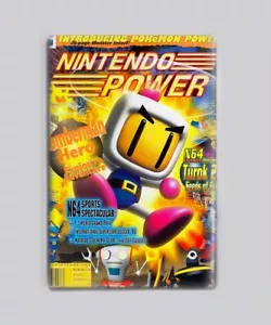 Bomberman / Nintendo Power - 2" x 3" Kühlschrankmagnet (Magazin N64 Spiel Retro - Bild 1 von 3