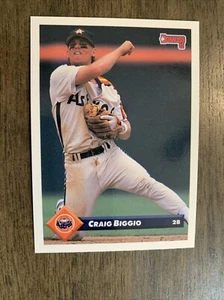 1993 Donruss #84 Craig Biggio Baseball Card Excellent Condition - Picture 1 of 4