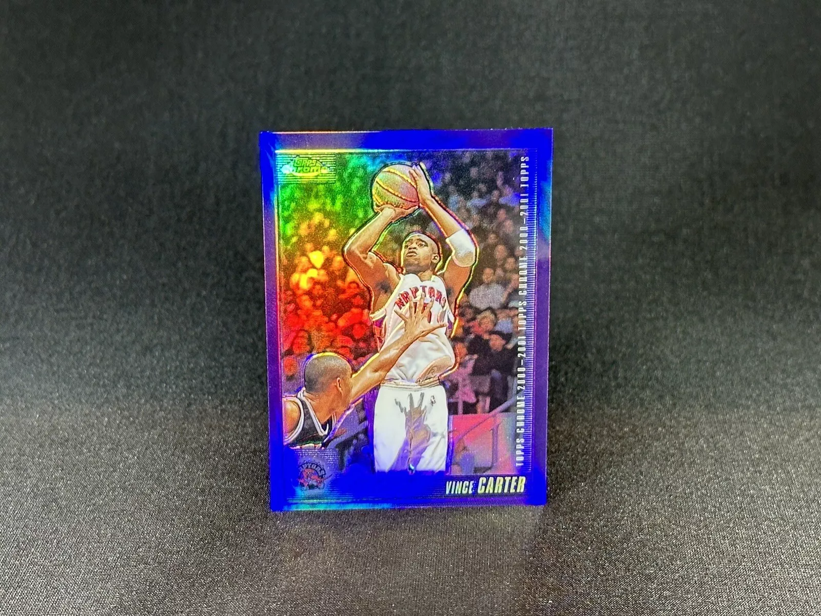 2000-01 Topps Chrome Refractor Vince Carter #33 - Raptors