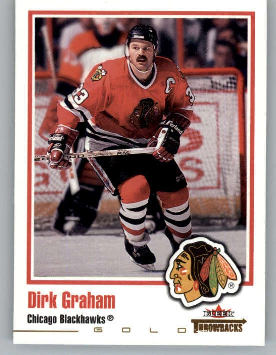 2002-03 Fleer Throwbacks Gold #19 Dirk Graham (ref 162213) - Image 1 of 2