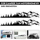 2 x Side Body Stickers Decal Mountain Forest For Car Camper Van Motorhome