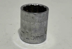 USED - Vintage Craftsman 15mm Socket 12-Point 3/8" Drive - Picture 1 of 2