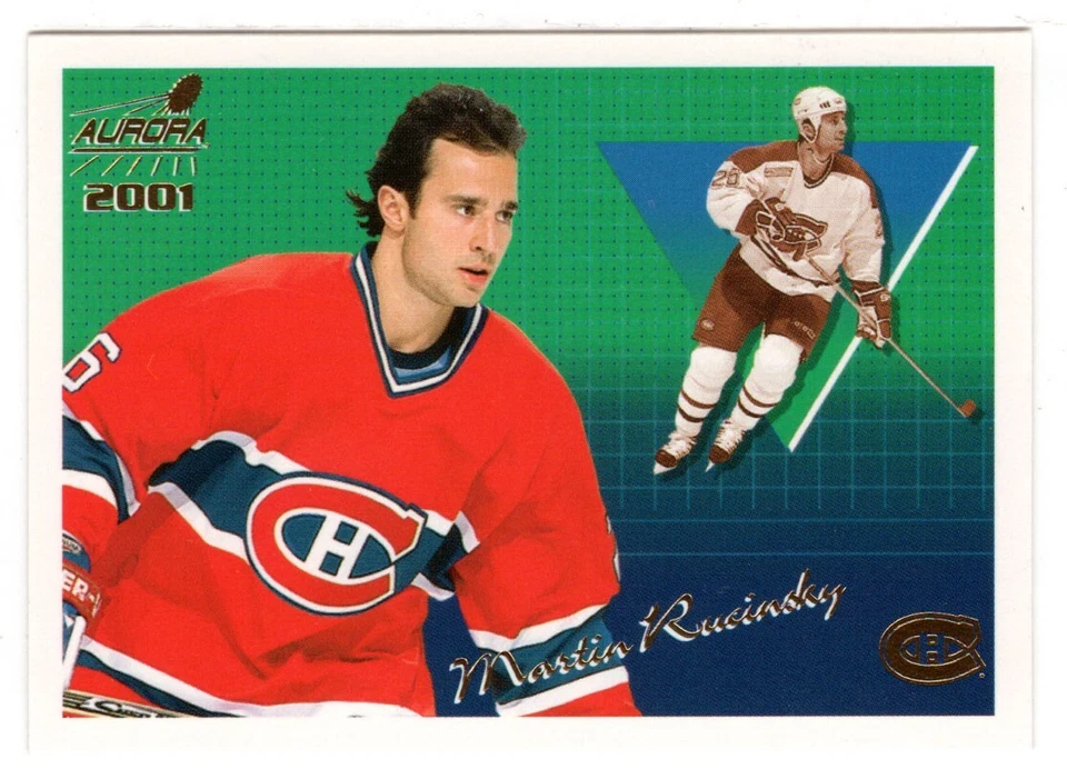 Martin Rucinsky - Montreal Canadiens (Hockey Card) 2000-01 Pacific Aurora # 74 M - Image 1 of 1