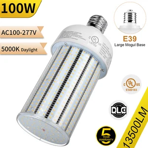 100W LED Corn Light Bulbs Replace 400W HPS/MH Warehouse Shop High Bay Lamp 5000K - Picture 1 of 9