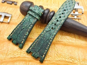 28mm/18mm Exotic Leather Watch Band Military Fashion Bespoke Minimalist Design - Picture 1 of 12