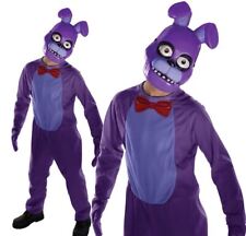 Bonnie Five Nights at Freddys Costume Fancy Dress Freddy's NO MASK/MITTS Age 5-7