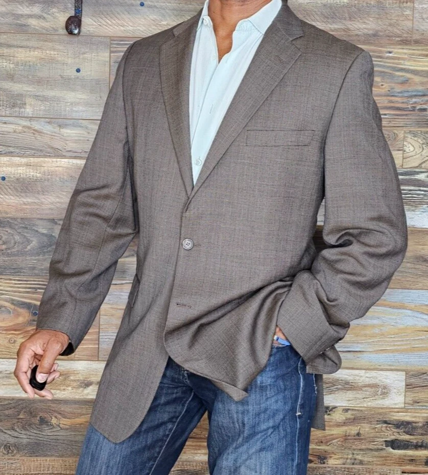 Шерстяной коричневый блейзер Burberry London спортивная куртка 40 л *ОТЛИЧНОЕ СОСТОЯНИЕ* - Изображение 1 из 4