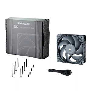 Phanteks T30-120 fan, premium high-performance fan, PWM, Black - Picture 1 of 6