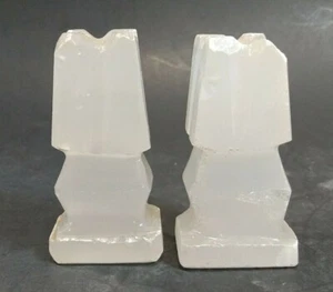 2 ónix/mármol? Piezas de ajedrez de repuesto de aproximadamente 2-1/4" de alto - Imagen 1 de 11