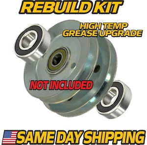 (2 Pack) Bearing Double Pulley Fits John Deere Ztrak 737 757 777 797 7-Iron - Picture 1 of 6