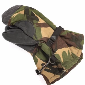 Extreme Cold Weather Dutch Army DPM Leather Gloves - Picture 1 of 1