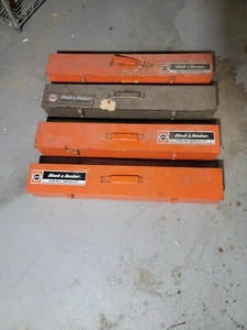 Vintage Black & Decker Scharnier Butt Template Kit mit Anleitung auf Original Case - Bild 1 von 2