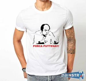 T-SHIRT MAGLIETTA  LINO BANFI L'ALLENATORE NEL PALLONE LONGOBARDA - Imagen 1 de 2