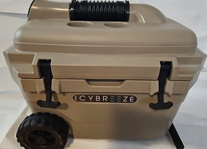 ICYBREEZE ULTIMATE Portable AirConditioner/Cooler 13 Accessories 3 Batteries TAN - Picture 1 of 17
