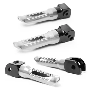 Titanium CNC Front Rear Foot Pegs Kit BOB For Scrambler Icon Classic 15-18 19 20 - Foto 1 di 5