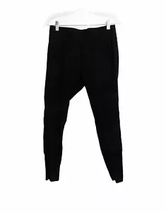 Matty M Womens Black Leggings Athletic Solid Stretch Elastic Waist Skinny Size M - Picture 1 of 7