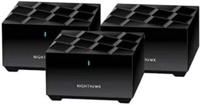 Netgear Nighthawk Whole Home Mesh WiFi 6 System, 3-Pack , BLK (Renewed) - Image 1 of 4