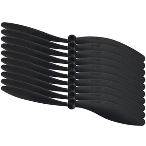 10x GWS 7x6 Luftschraube Luftschrauben Propeller Reduction Slowflyer Schwarz - Bild 1 von 1