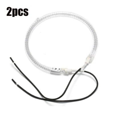 2x Runde Halogen Ofen Herd Heizelement Glühbirne Ersatzteile 220V 1200-1400W DHL - Bild 1 von 4