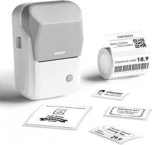 NIIMBOT B1 Label Maker, Portable Thermal Label Printer, Mini Label Maker Machine - Picture 1 of 7