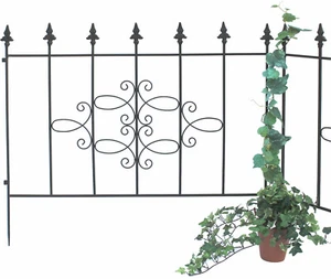 Steckzaun Perugia 20689 Rankhilfe Gitter aus Metall B-75 cm Kletterhilfe Zaun - Bild 1 von 6