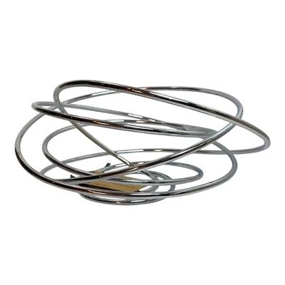 Frutero contemporáneo negro + Blum de 10" bucle único cromado acero inoxidable nuevo Foto 1 de 4