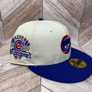 Chicago Cubs Chrome Royal New Era 59FIFTY eng anliegende Mütze 7 1/2 - Bild 1 von 6