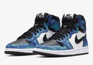 Nike Air Jordan 1 Retro Alto OG ""Tie-Dye"" CD0461-100 EE. UU. Talla 7 Nuevo - Imagen 1 de 5