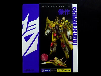 Transformers Masterpiece MP-05 Sunstorm By Hasbro Fighter Jet Incl Stand, Sealed - Image 1 of 4