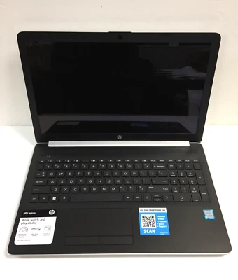 *电池坏*惠普 15-DA1005DX 15.6 英寸触摸屏笔记本电脑/i7-8565U/12GB/256GB 固态硬盘/W10 — 第 1/4 张图片