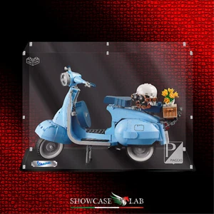 TECA IN PLEXIGLASS ACRILICO-SHOWCASE-TECA LEGO VESPA 150-SET 10298-PIAGGIO-L20 - Foto 1 di 3