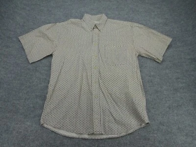 Camisa Supreme Para Hombre Mediana Multicolor Geométrica Manga Corta Abotonada Adulto M Foto 1 de 4