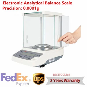 Básculas electrónicas balanza analítica 0,1 mg balanza digital de precisión de laboratorio nueva - Imagen 1 de 13