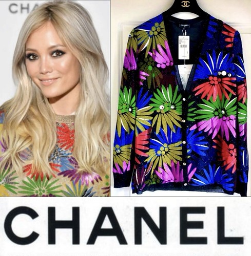 Giacca cardigan cappotto 3 5K nuovo Chanel 2017 Cuba paillettes 34 36 38 2 4 6 top S M