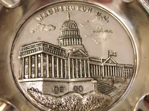 Capitol Washington DC 1970 Ascher Ablage Metall Silber - Bild 1 von 4