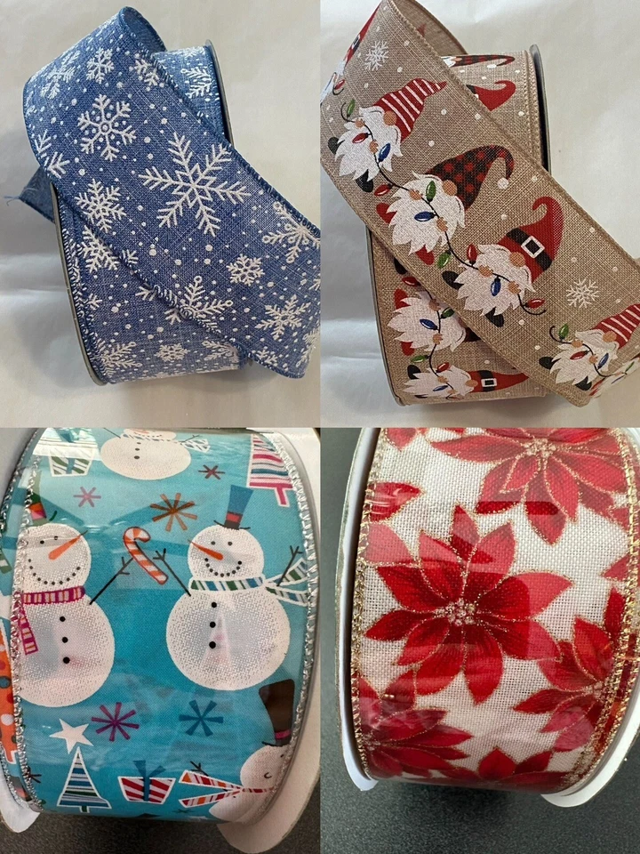 Kirkland Signature 2.5 Inches Wire-Edged Ribbon 50 Yard No Seams - Image 1 of 1