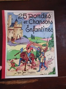 CHANSONS ET RONDES ENFANTINES LIVRE DE CHANSONS ANCIENNES POUR ENFANTS VERS 1930 - Imagen 1 de 6