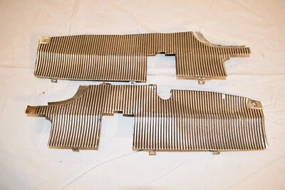 1958 Oldsmobile 88 98 AC Dash Top To Base of Windshield Aluminum Ribbed Garnish - Image 1 of 4