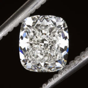 1ct CUSHION CUT DIAMOND GIA CERTIFIED G SI2 ELONGATED NATURAL LOOSE COLORLESS - Picture 1 of 2