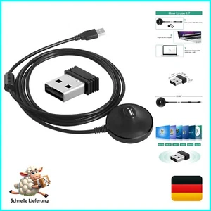 COOSPO ANT+ USB Stick Dongle Empfänger Adapter mit 6.56Ft Verlängerungskabel ... - Bild 1 von 7
