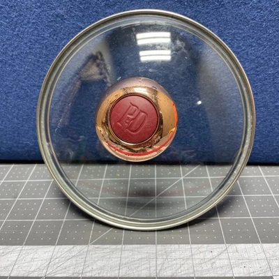 Tapa de repuesto Paula Dean 2 cuartos de galón de vidrio redondo cobre rojo mango tapa SOLO Foto 1 de 3