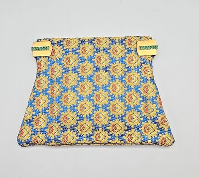 Art Deco 1950s Evening Clutch Hand Bag, Satin Lining,  Mirror, Change Purse - Image 1 of 4