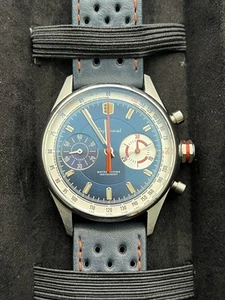 Depancel Allure Series 39mm Mechanical Manual Movement Blue - Picture 1 of 11