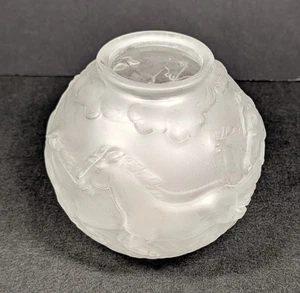 1930er ART DECO Milchglas Vase Tschechoslowakei Josef Inwald Barolac geprägt - Bild 1 von 11